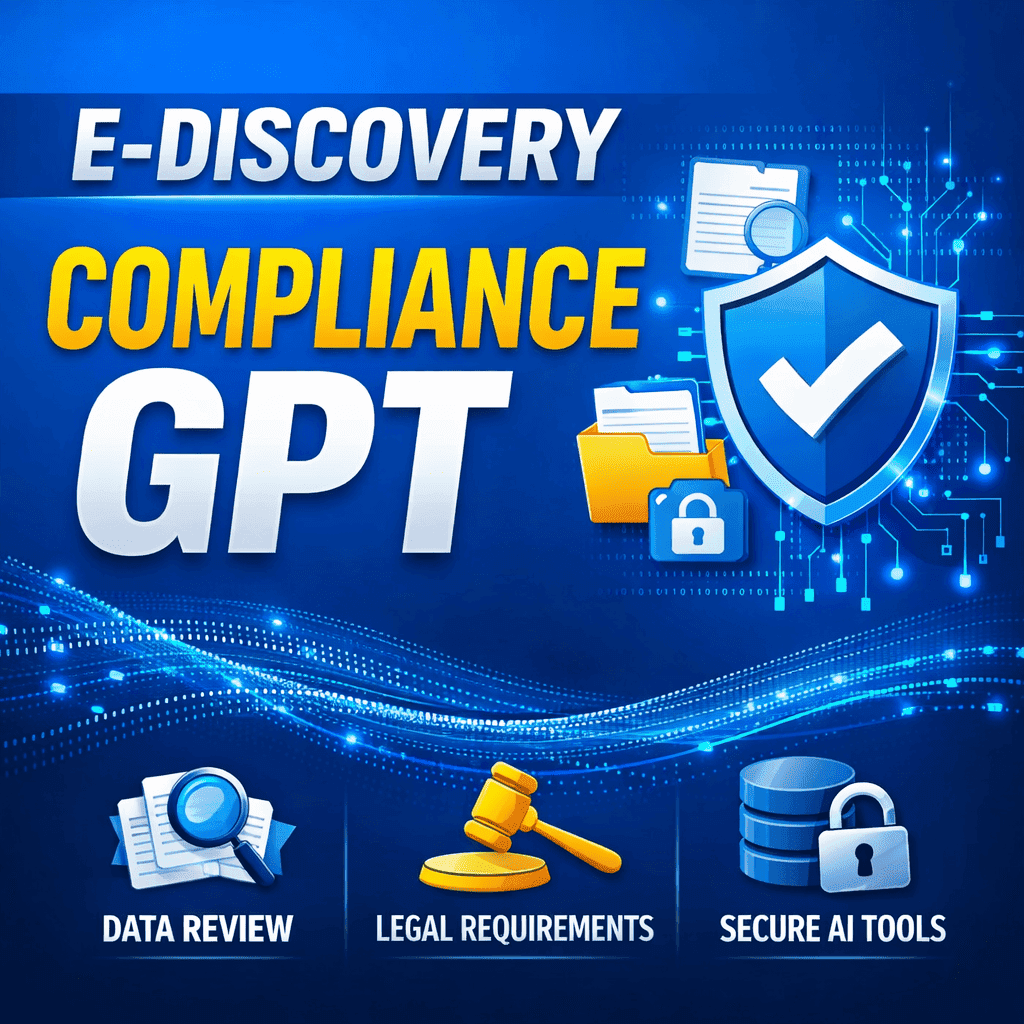 E-Discovery Compliance GPT AI tool for legal data discovery and compliance automation