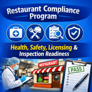MCL Restaurant Compliance Program ensuring health, safety, licensing, and labor compliance for restaurants